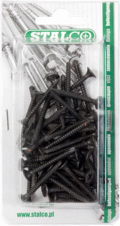 Phosphated self-drilling screw with countersunk head BSF ø3.5 x 25 mm, 50 pcs. STALCO BSF-3.5*25